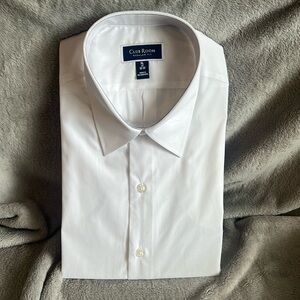 NWT Men’s Club Room XL 17, 32/33 White Dress Shirt